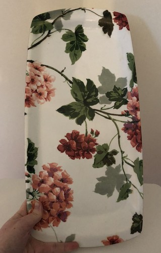 Vintage thetford tray floral - vintage,