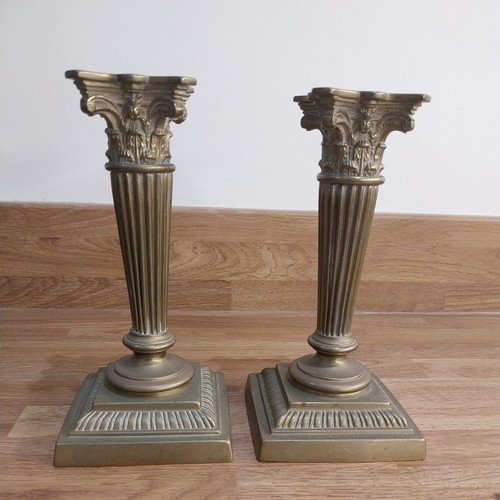 Vintage pair brass - pair,