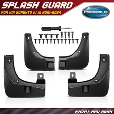 4x Front and Rear Splash