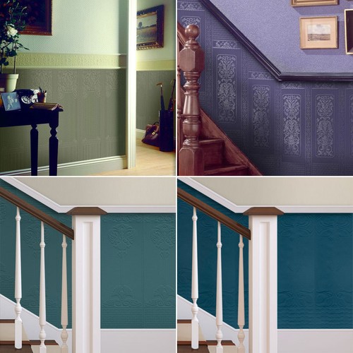 Dado paintable wallpaper paste - paintable,