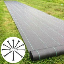 Weed Control Fabric Ground Cover Membrane Heavy Duty Sheet Garden Landscape UK