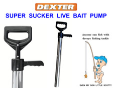 EXDISPLAY SUPER SUCKER BAIT PUMP STAINLESS STEEL SEA FISHING LUG WORM RAG WORM