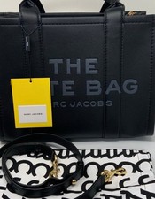 MARC JACOBS The Leather Small( Tote Bag Black-Brand New With Tags