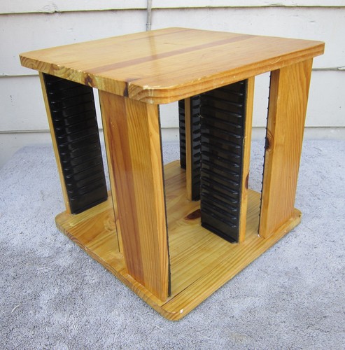 Vintage wooden cd - (pine),
