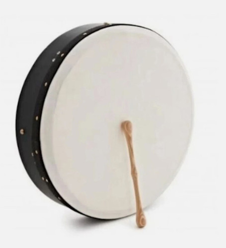Bodhran drum with beater - with,