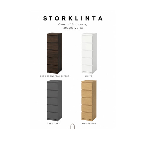 New ikea storklinta drawer - new,