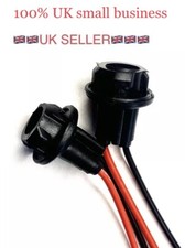 2x 501 Side Light Lamp Socket Holder T10 T15 W5W Rubber Twist In LED bulb Dash