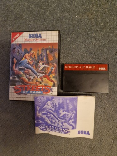 Streets rage sega - sega, master