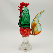 Murano Style Large Glass Red
