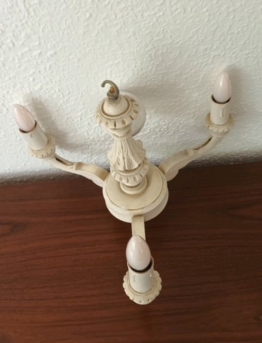 Vintage carved wood arm - vintage,
