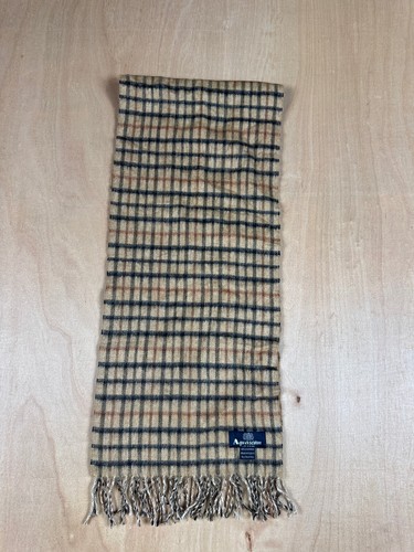 Aquascutum beige check wool