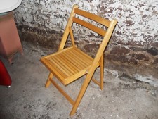 Vintage Pine Wooden Folding