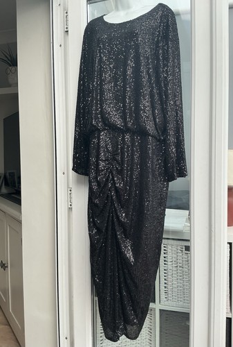 Plus size black sequin - plus,