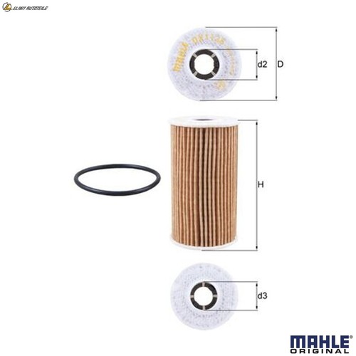 Oil filter 1138d - filter, for