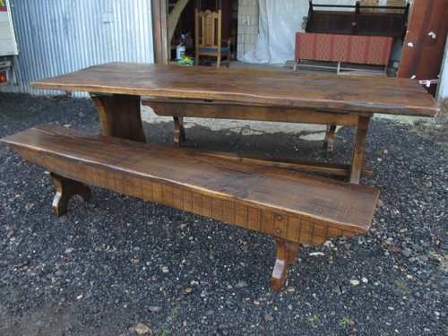 Edwardian heavy oak - heavy, refectory
