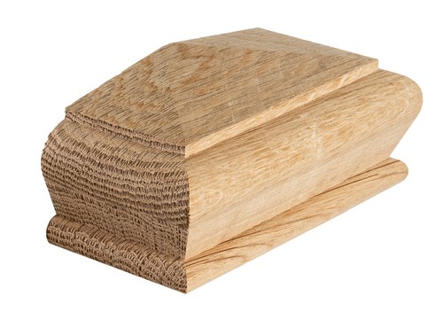 Staircase newel post cap - newel,