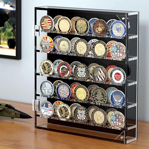 Challenge coin display rows - coin,