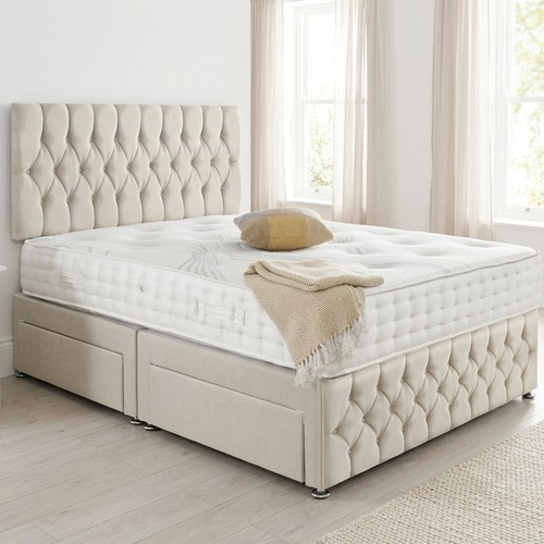 Plush velvet divan bed - velvet,