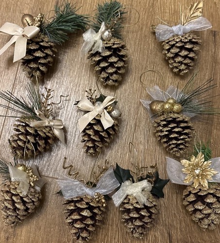 Pine cones hanging - 10,