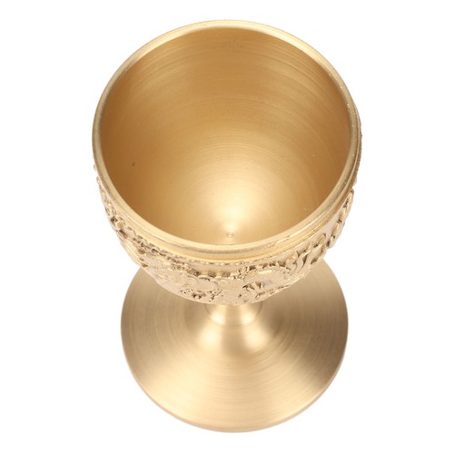 Wine goblet retro style gold - goblet,