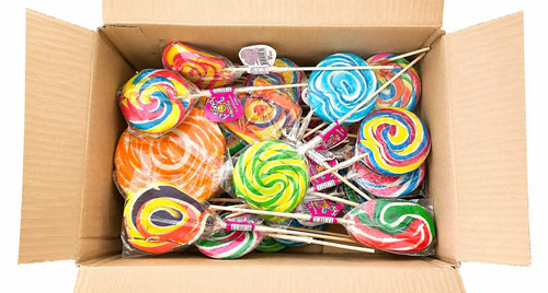 2kg lollipops broken - lollipops, candy