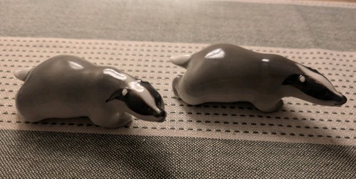 Lomonosov porcelain badger - lomonosov,