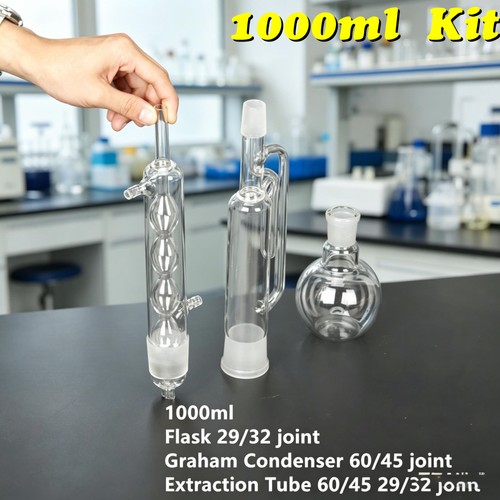 1000ml 3pcs soxhlet extractor - 3pcs,