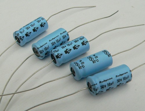 10uf 50v 85c axial capacitor - 10uf,
