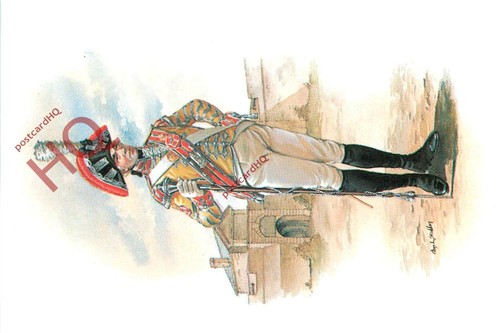 Postcard military uniform - postcard>>military,
