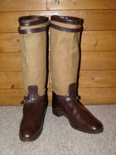 Vintage brown leather canvas - vintage,