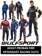 Proban fire retardant suit adult Wulfsport flame retardant car race rally quad