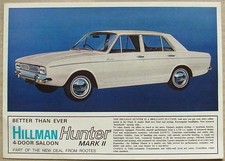 HILLMAN HUNTER MARK II Car Sales Brochure 1967-68 #3534/H