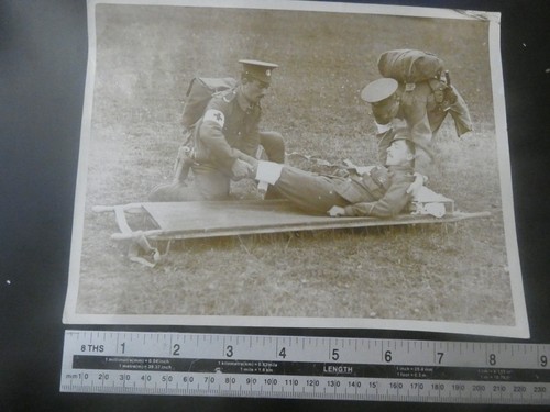 Wwi press photo ramc red - press,