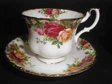 Royal Albert China Old Country Roses Tea Cup & Saucer x 1 UNUSED 1st Quality