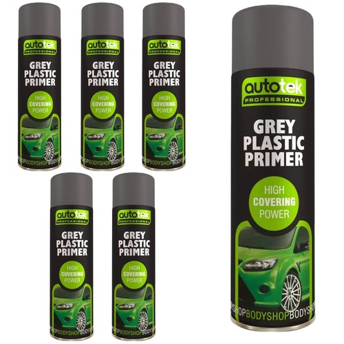 Autotek grey plastic primer - grey,