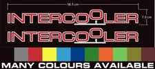 Intercooler Window Decals / stickers - suitable for Scania trucks