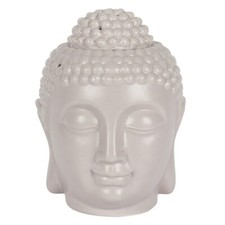 Large Grey Buddha Head Oil