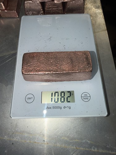 Copper bullion bar - copper,