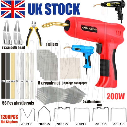 Hot stapler gun plastic repair - plastic,