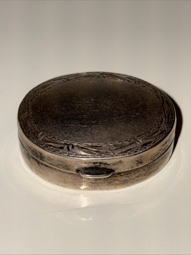 Vintage silver trinket pill - vintage, trinket/pill