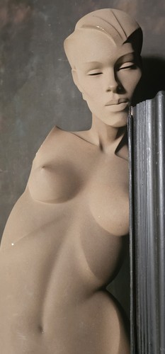 Vintage textured art - textured,
