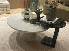 Green Pure Marble Side Table