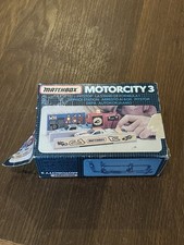 Matchbox Motorcity 3 PITSTOP - Complete & Boxed - 1986 Vintage Retro RARE!