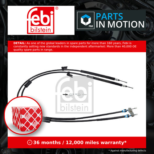 Handbrake cable rear left - cable,