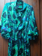 Biba Boho Silky Vintage Dress