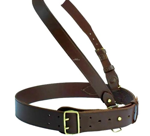 Sam browne belt brown leather - sam,