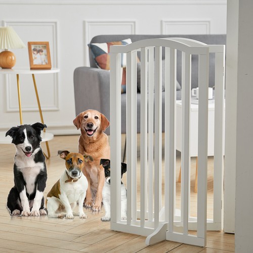 4panel wooden folding pet - folding,