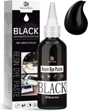 Black Epoxy Resin Pigment Paste - 100Ml Concentrated Resin Dye, Opaque Color
