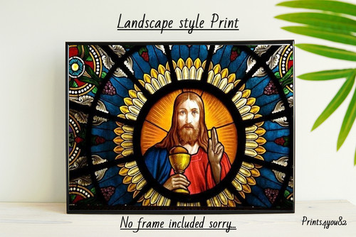 Jesus christ print - print, poster