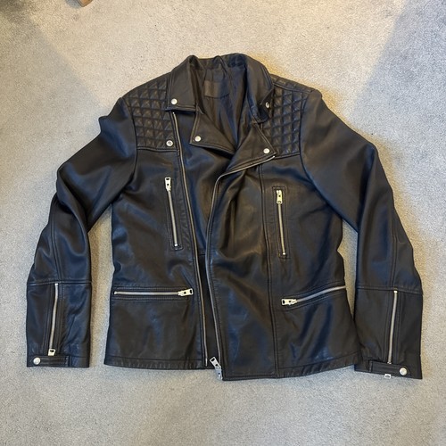 Allsaints men leather jacket - men's,